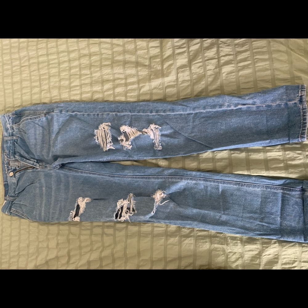 Distressed Mom Jeans